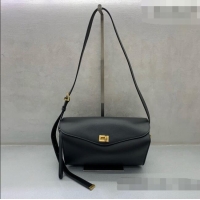 Cheapest Balenciaga Medium Le 7 Shoulder Bag in Smooth Leather 90826 Black 2026