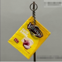 Best Quality Balenciaga Smokey BBQ Charm/Keychain Chips in glossy calfskin 90830 Yellow 2026