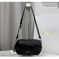 Unique Grade Dior Bow Pouch Bag in Lambskin Leather S3900 Black 2026