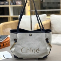 Crafted Fashion Chloe Large Clover Double Carry Bag in Canvas 0328 Black 2026
