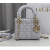 Good Quality Dior Classic Mini Lady Dior Bag in Cannage Lambskin Dreamy M0505 Purple 2026