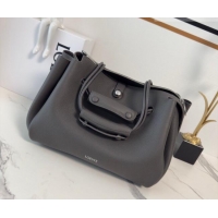 Buy Fashionable Loewe Medium Madrid bag in supple grained calfskin 052451 Dark Grey 2026