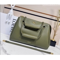 Luxury Discount Loewe Large Madrid bag in supple calfskin leather 052510 Green 2026