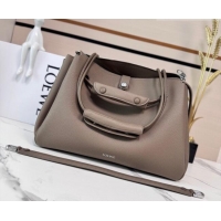 Famous Brand Loewe Large Madrid bag in supple calfskin leather 052510 Taupe 2026