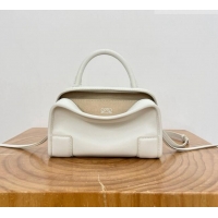 Best Grade Loewe Mini Amazona 180 Bag in Soft Calfskin 81001 White 2026