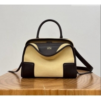 Classic Promotional Loewe Small Amazona 180 Bag in Suede 81002 Apricot 2026