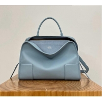 Traditional Specials Loewe Large Amazona 180 Bag in Soft Calfskin 81004 Light Blue 2026