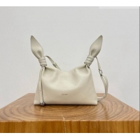 Hot Style Discount Loewe Mini Scarf Bag in Smooth Calfskin 81037 White 2026