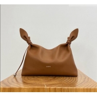 New Cheap Loewe Medium Scarf Bag in Smooth Calfskin 81035 Brown 2026 Top