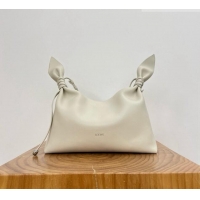 Market Sells Loewe Medium Scarf Bag in Smooth Calfskin 81035 White 2026 Top