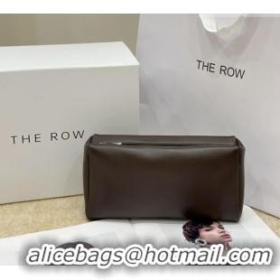 Grade Design The Row Squared Compact Clutch Bag in Nappa Leather 8858 Brown 2026