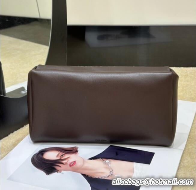 Grade Design The Row Squared Compact Clutch Bag in Nappa Leather 8858 Brown 2026