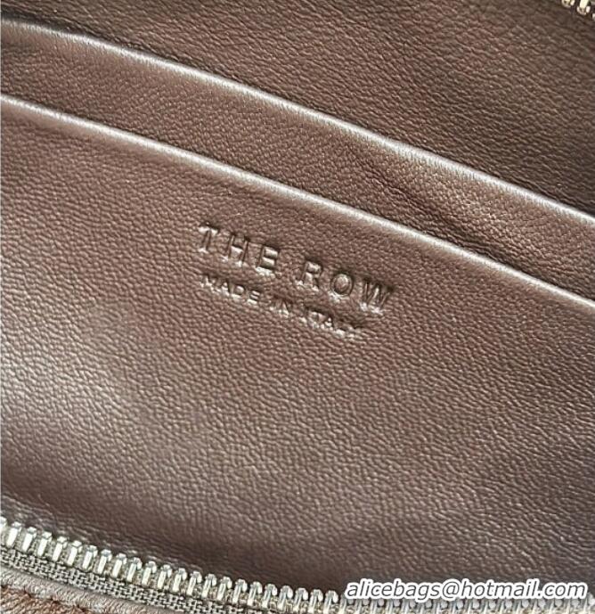 Grade Design The Row Squared Compact Clutch Bag in Nappa Leather 8858 Brown 2026
