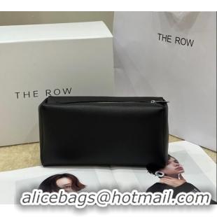 Top Quality The Row Squared Compact Clutch Bag in Nappa Leather 8858 Black 2026