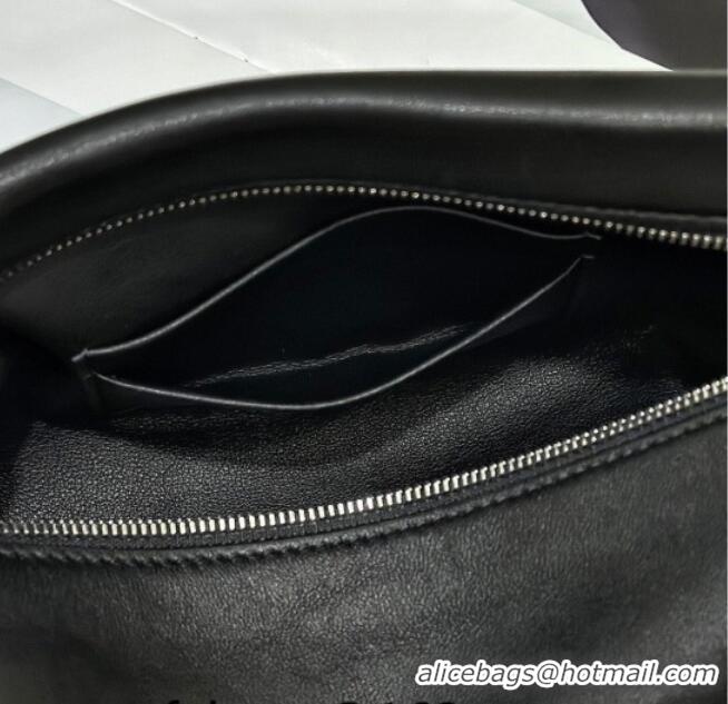 Top Quality The Row Squared Compact Clutch Bag in Nappa Leather 8858 Black 2026