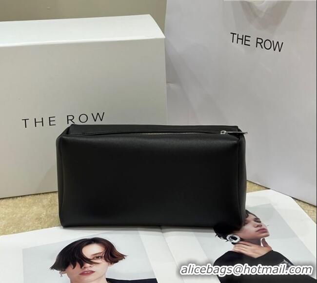 Top Quality The Row Squared Compact Clutch Bag in Nappa Leather 8858 Black 2026