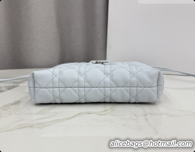 Low Price Dior Adiorable Mini Bucket Bag in Cannage Lambskin S2611 Ice Blue 2026