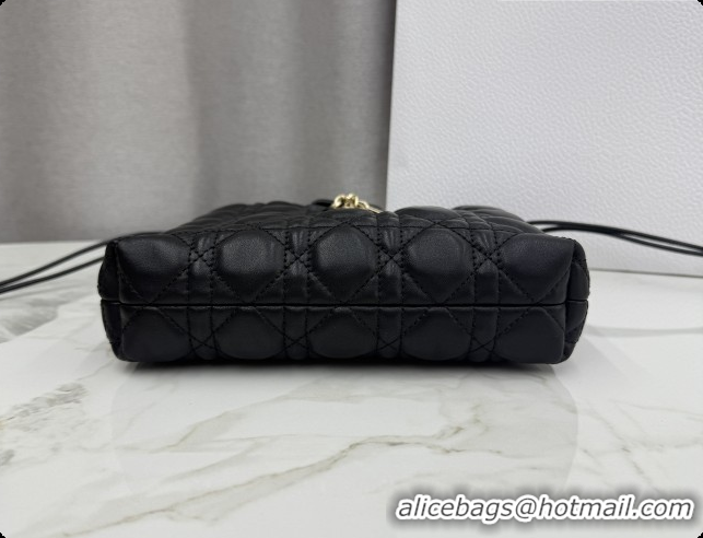 Grade Design Dior Adiorable Mini Bucket Bag in Cannage Lambskin S2611 Black 2026
