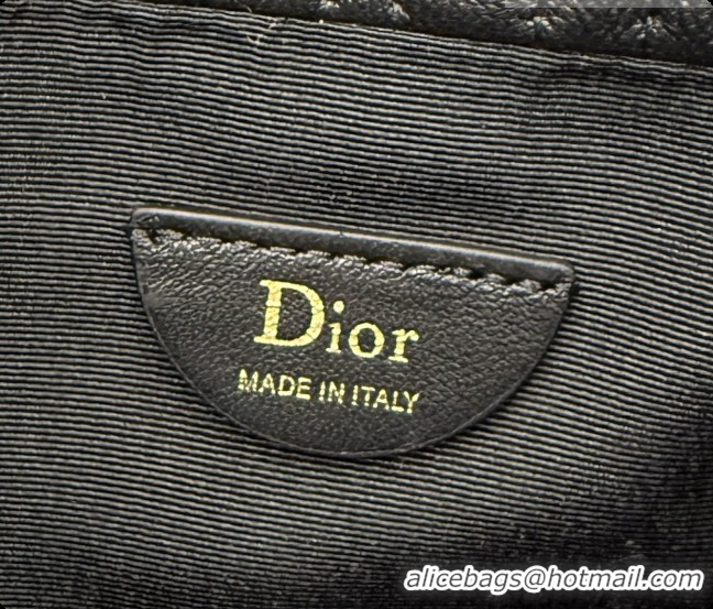 Grade Design Dior Adiorable Mini Bucket Bag in Cannage Lambskin S2611 Black 2026