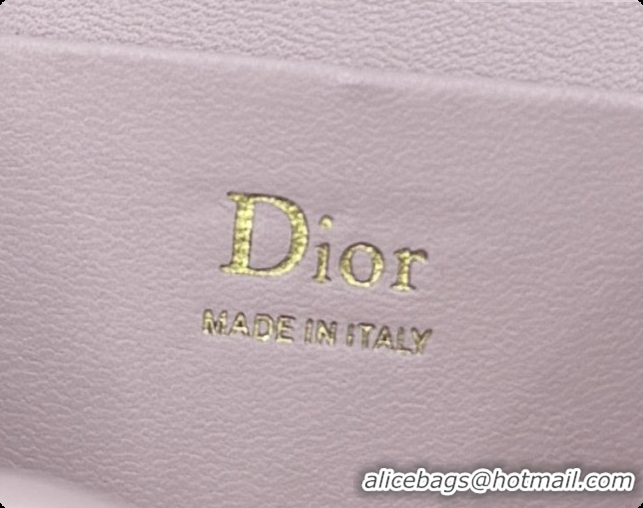 Unique Style Dior Mini Vanity Bag in Cannage Lambskin S2603 Rose Soupir Pink 2026