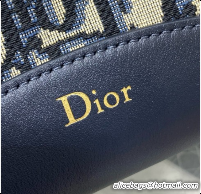 Good Looking Dior Medium Dior Médaillon Bucket Bag in Blue Dior Oblique Jacquard 2026 6072541