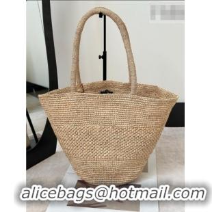 Buy Inexpensive The Row Raffia Straw Tote Bag 8866 Beige 2026