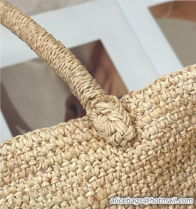 Buy Inexpensive The Row Raffia Straw Tote Bag 8866 Beige 2026