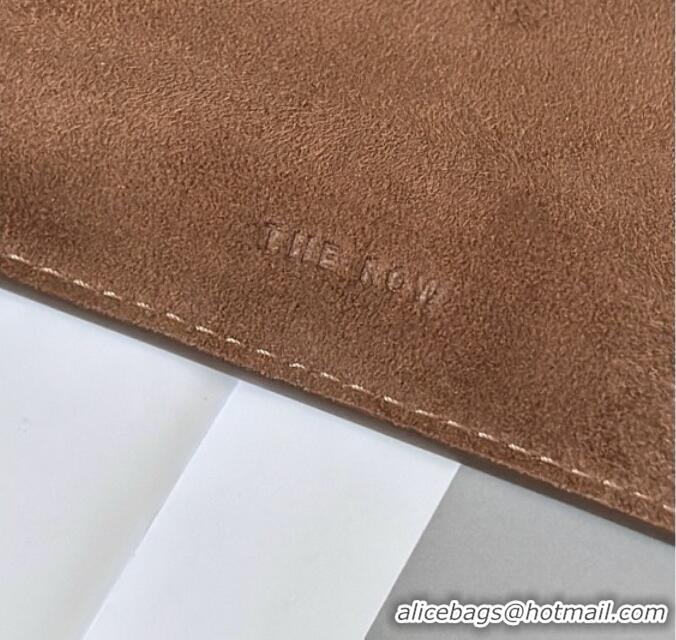 Big Discount The Row Margaux 12 Tote Bag in Suede 8818M Light Brown 2026 