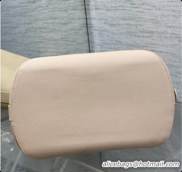 Affordable Price Dior Medium Dior Médaillon Bucket Bag in Beige Grained Calfskin 6072544 2026