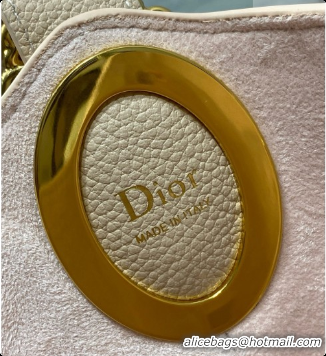 Affordable Price Dior Medium Dior Médaillon Bucket Bag in Beige Grained Calfskin 6072544 2026