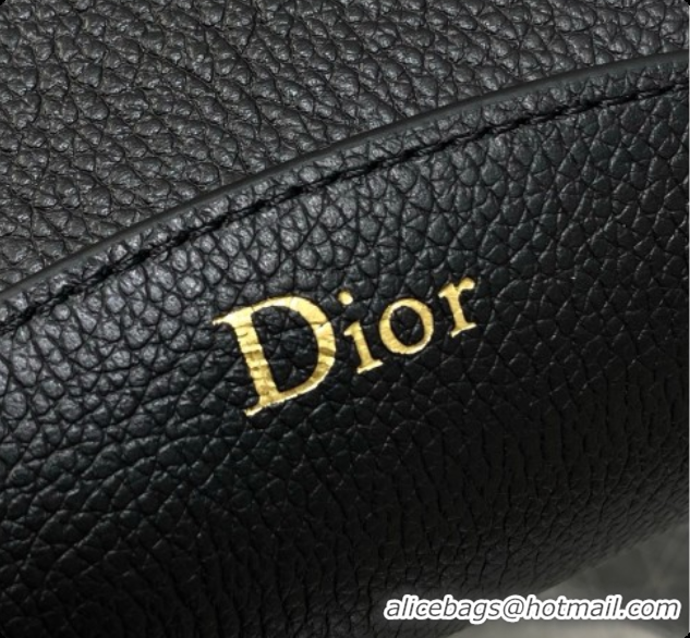 Best Design Dior Medium Dior Médaillon Bucket Bag in Black Grained Calfskin 6072546 2026