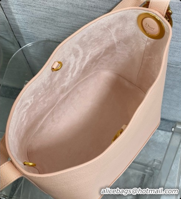 Super Quality Dior Medium Dior Médaillon Bucket Bag in Pink Grained Calfskin 6072549 2026