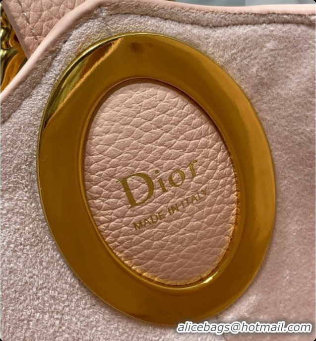 Super Quality Dior Medium Dior Médaillon Bucket Bag in Pink Grained Calfskin 6072549 2026