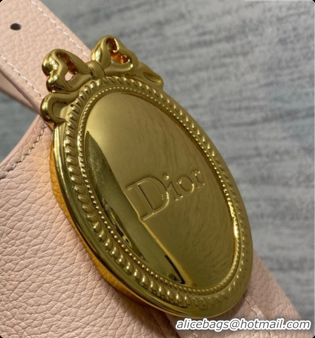 Super Quality Dior Medium Dior Médaillon Bucket Bag in Pink Grained Calfskin 6072549 2026