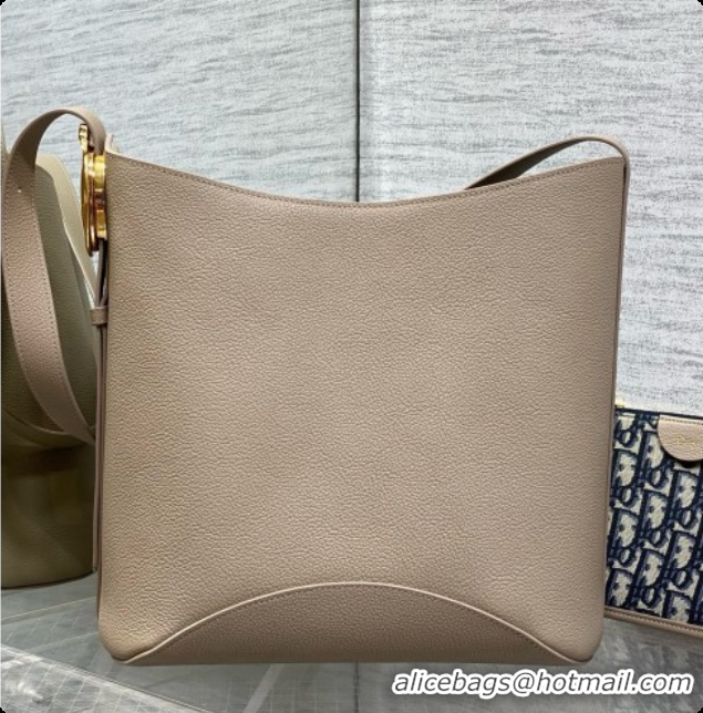 New Fashion Dior Medium Dior Médaillon Bucket Bag in Grey Grained Calfskin 6072550 2026