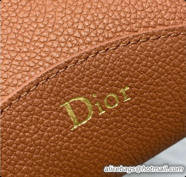 Low Price Dior Small Dior Médaillon Bucket Bag in Brown Grained Calfskin 6072542 2026