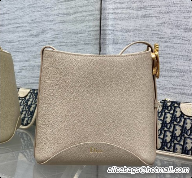 Reasonable Price Dior Small Dior Médaillon Bucket Bag in Beige Grained Calfskin 6072553 2026