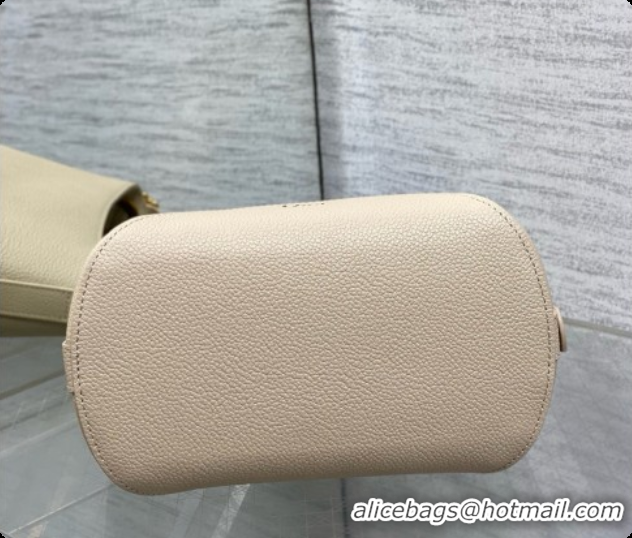 Reasonable Price Dior Small Dior Médaillon Bucket Bag in Beige Grained Calfskin 6072553 2026
