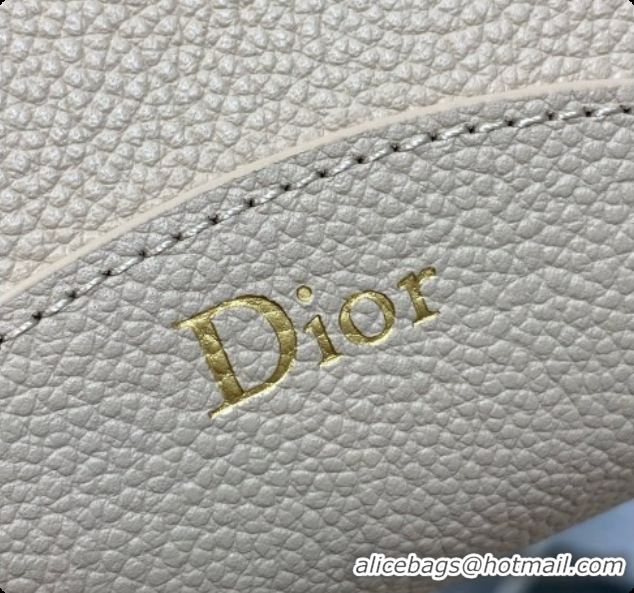 Reasonable Price Dior Small Dior Médaillon Bucket Bag in Beige Grained Calfskin 6072553 2026