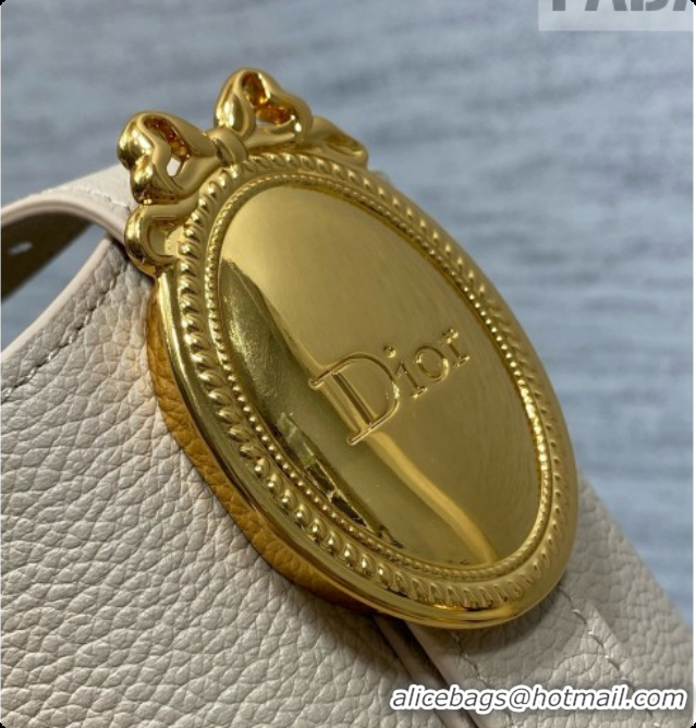 Reasonable Price Dior Small Dior Médaillon Bucket Bag in Beige Grained Calfskin 6072553 2026