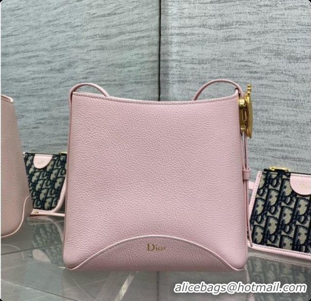 Grade Quality Dior Small Dior Médaillon Bucket Bag in Pink Grained Calfskin 6072556 2026
