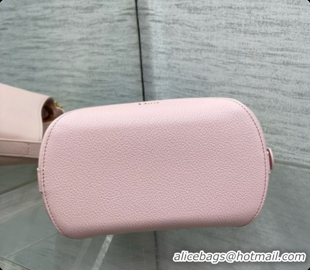 Grade Quality Dior Small Dior Médaillon Bucket Bag in Pink Grained Calfskin 6072556 2026
