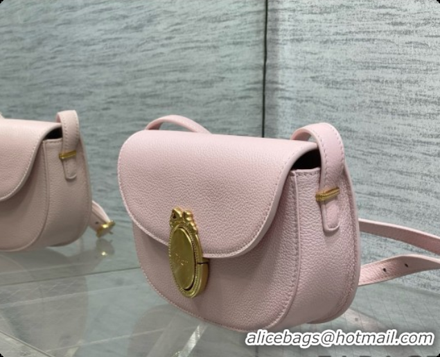 Top Quality Dior Small Dior Médaillon Flap Bag in Pink Grained Calfskin 6072560 2026
