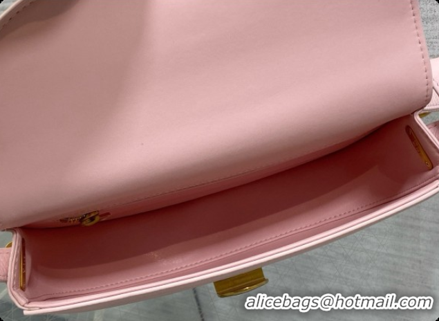 Top Quality Dior Small Dior Médaillon Flap Bag in Pink Grained Calfskin 6072560 2026