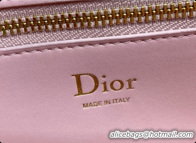Top Quality Dior Small Dior Médaillon Flap Bag in Pink Grained Calfskin 6072560 2026
