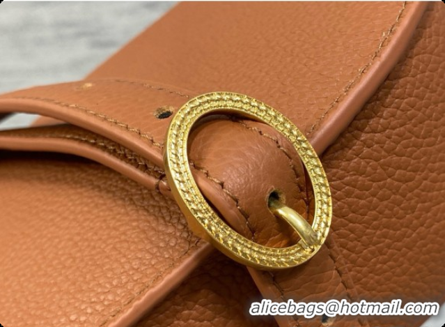 Best Luxury Dior Small Dior Médaillon Flap Bag in Brown Grained Calfskin 6072564 2026