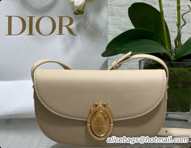 Grade Quality Dior Small Dior Médaillon Flap Bag in Beige Grained Calfskin 6072565 2026