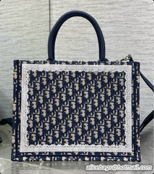 Stylish Dior Medium Dior Book Tote with Strap in Dior Oblique Jacquard 6090234 2026