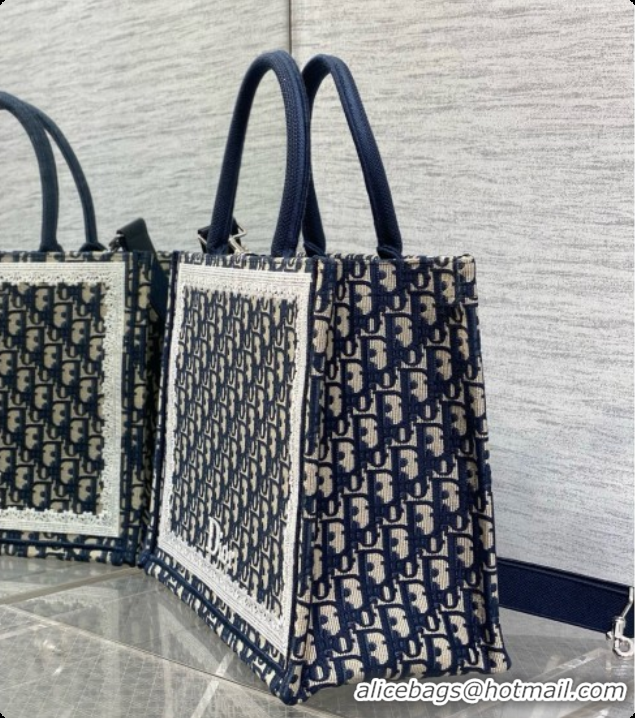 Stylish Dior Medium Dior Book Tote with Strap in Dior Oblique Jacquard 6090234 2026