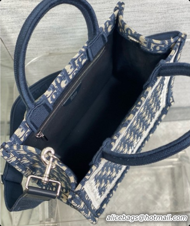 Buy Luxury Dior New Small Dior Book Tote with Strap in Dior Oblique Jacquard 6090240 2026